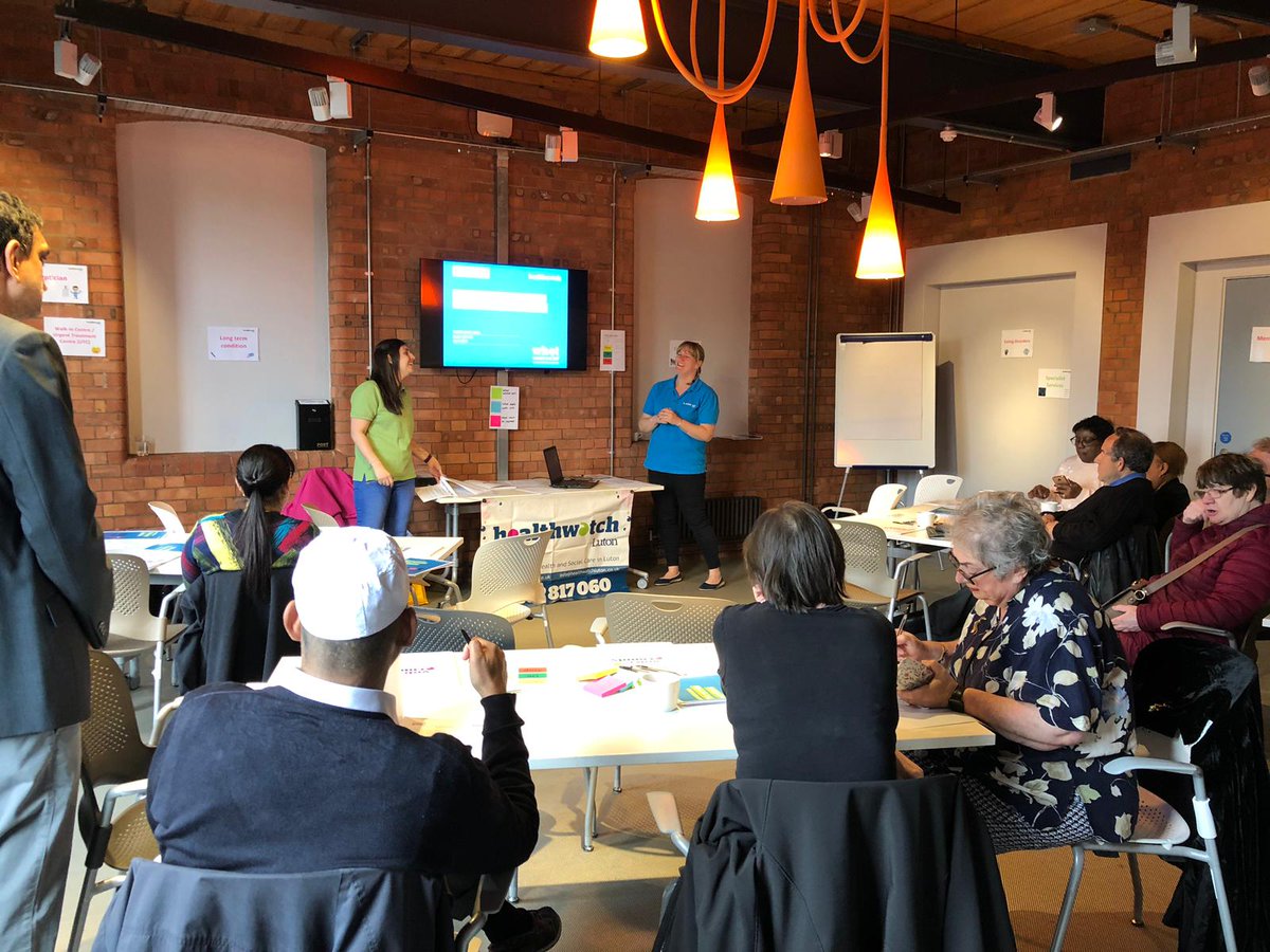 hwluton's tweet photo. @hwluton gathering feedback on the Long Term Plan.
Mental Health and Cancer forums tomorrow @Youthscape in Luton if you want to join us! https://t.co/Ap7qUFNUoh