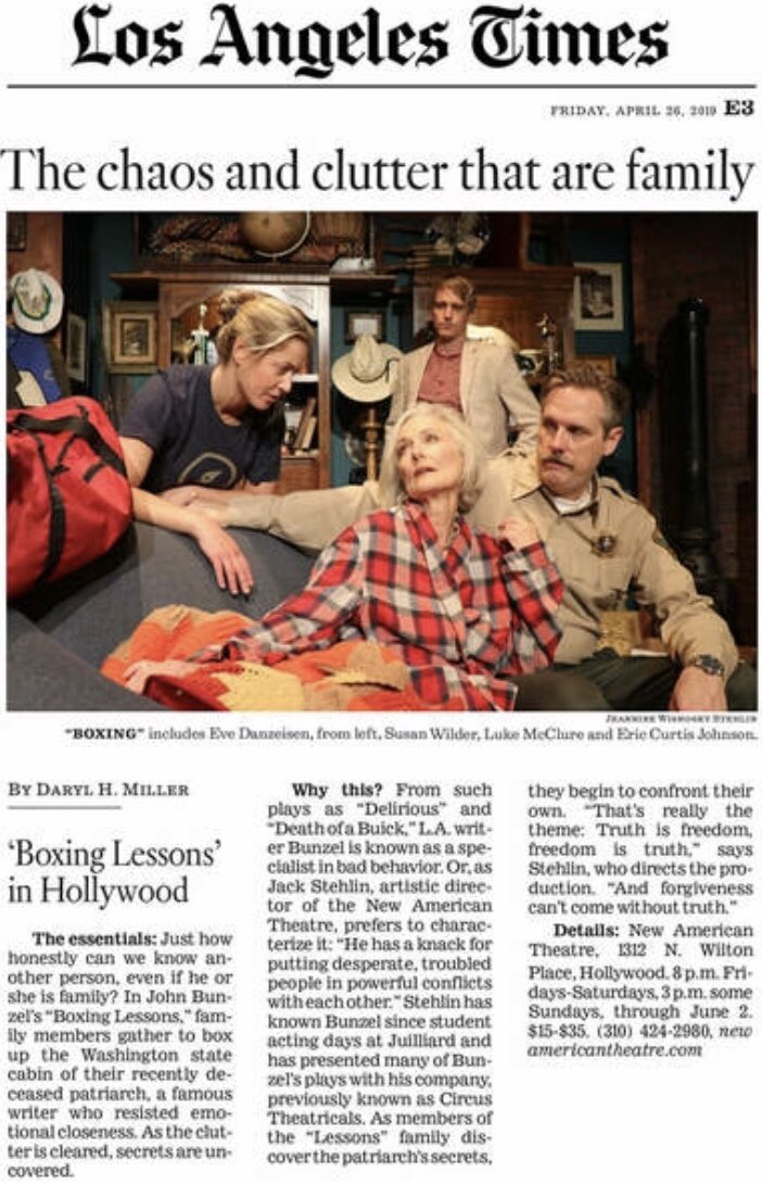 joelsm's tweet image. How did The Idiot take boxing lessons in LA without throwing a punch? Catch his son Luke in “Boxing Lessons” at The New American Theater in Hollywood! followtheidiot.com/how-did-the-id…  #Hollywood #Theater #BoxingLessons #NewAmericanTheater #Family #Suicide #Dysfunction @LukeMcClure06 #Fun