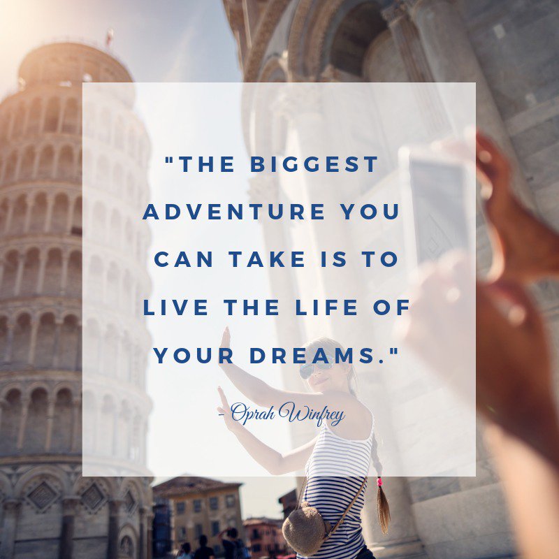 PeggyProsenthal's tweet photo. Most of us dream of traveling the world. Don't be afraid to make that happen today! https://t.co/737Vi4u3GW
