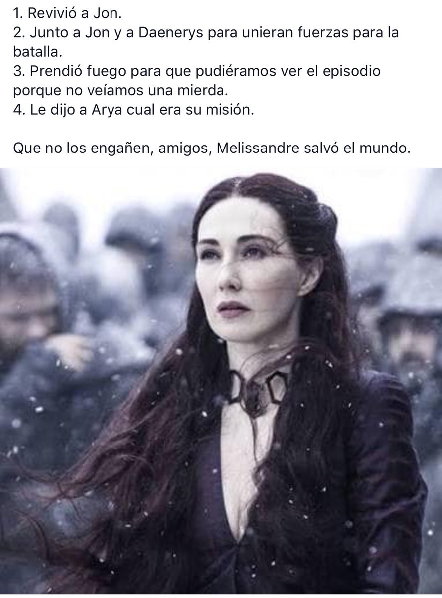 LeloGomezz's tweet image. No se confundan 👀 #Melisandre #NotToday #GamesOfThrones