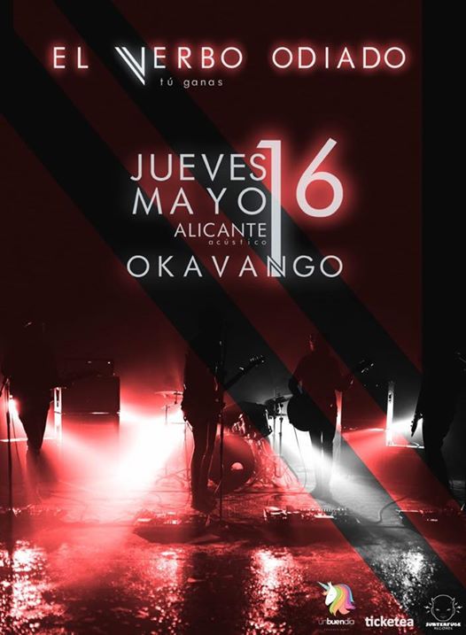 El próximo #16deMayo #acustico en <a href="/okavangocafe/">Okavango Cafe</a> de <a href="/ElVerboOdiado/">El Verbo Odiado</a> ❤️❤️ más info aqui 👉🏻 buff.ly/2GQkacv