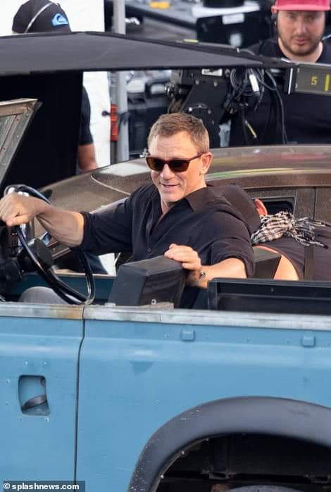 iandicko73's tweet image. Apparently the new #BOND25 car is a Series 3 Land Rover.