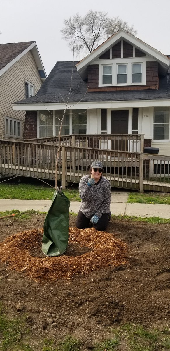 ProgressiveAE's tweet photo. Over the weekend we joined @friendsGRparks and other volunteers in helping plant 300 trees at the 4th Annual Mayor's Greening Initiative! #digplantrepeat #progressiveae #community #arborday https://t.co/iEsDytC36h