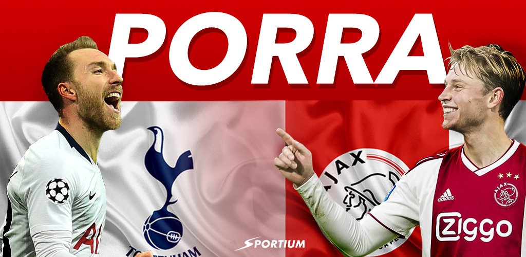 🏆🌍 ¡Porra de #ChampionsLeague! 

¿Crees saber el resultado del partidazo y quieres una Freebet de 20€? 🔥  Para participar:

1⃣ Síguenos 👍🏼
2⃣ Haz tu pronóstico al #SpursAjax (uno por usuario 🤫) 
3⃣ Haz RT 👇🏼

*⃣ T&amp;C: b.link/tycspursajax
