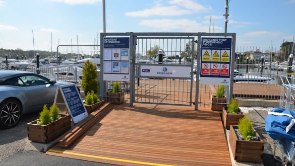 The new infrastructure is equipped with a 40 slot dinghy rack located on new pontoon A. Find out more here: premiermarinas.com/Marina-News-Ev…