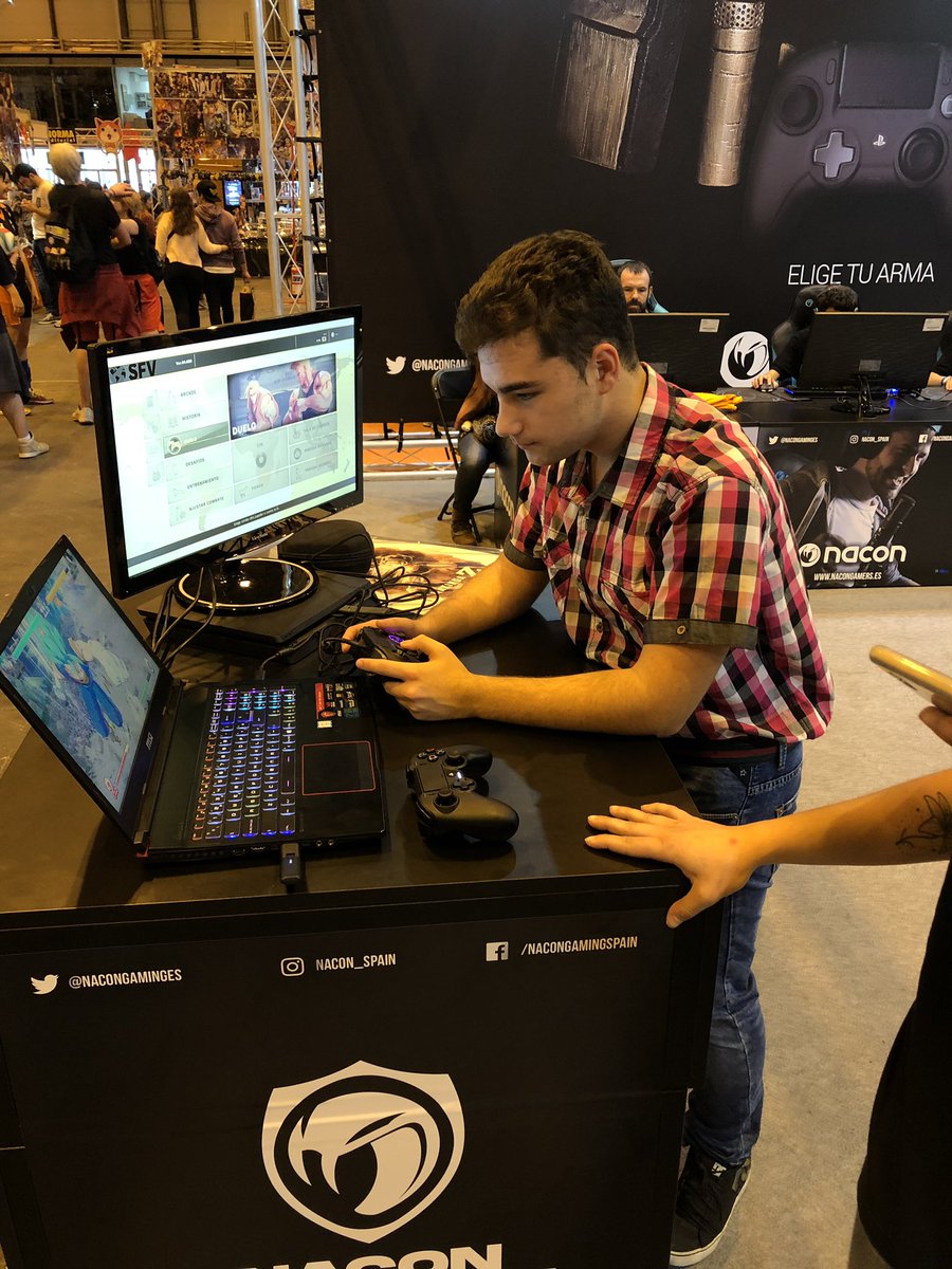 NaconFR's tweet photo. Retour en images sur la @mangadrid où nos collègues de @NacongamingES faisaient la présentation des nouveautés #Nacon ! #NaconAcademy https://t.co/OqXyh8Z9XN