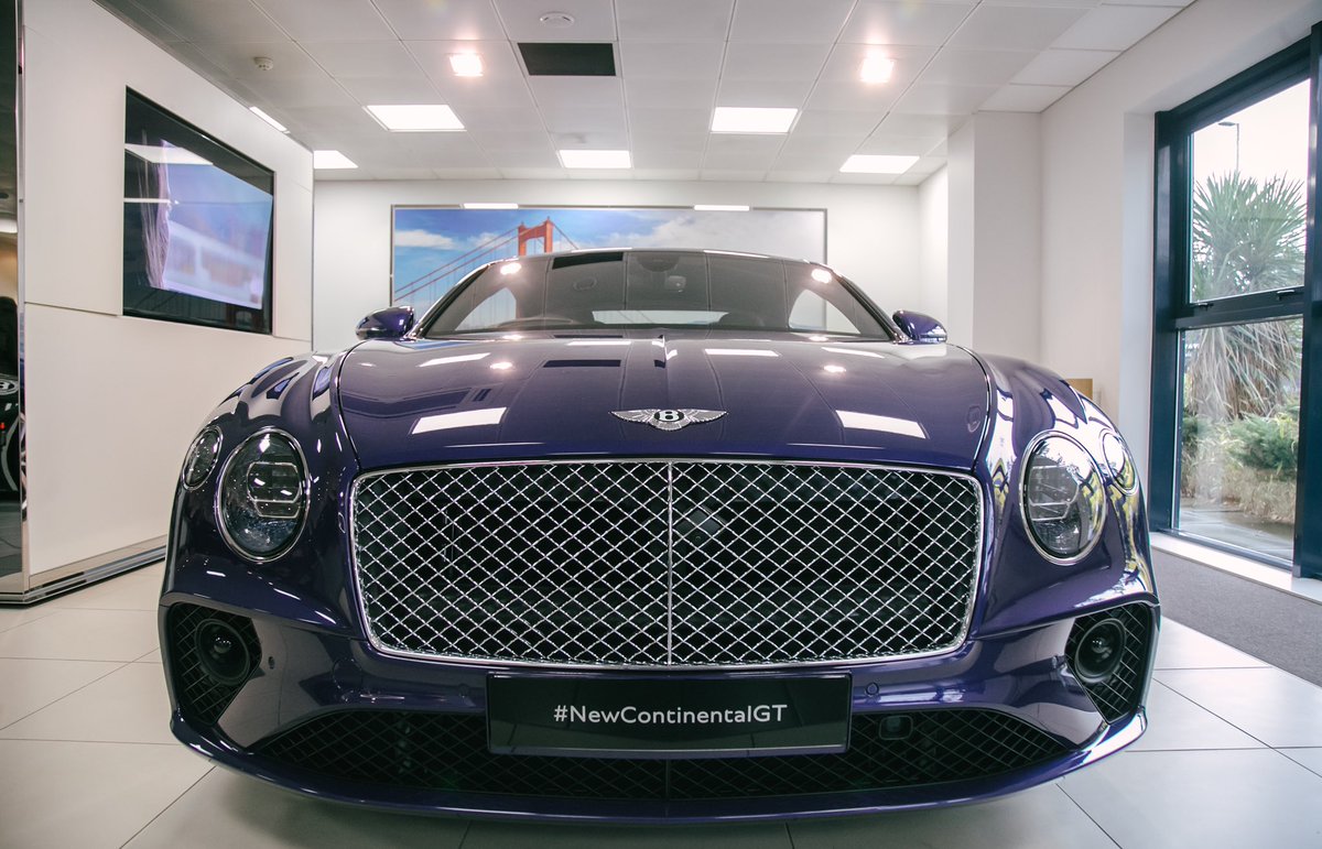 The daring Azure Purple Continental GT 💜 this stunning paint colour was made when <a href="/bentleymotors/">Bentley Motors</a> were asked to match the unmistakable colour of the beautiful African Violet flower. 
#ContinentalGT #BentleyContinental #AzurePurple #AfricanViolet #GT #WorldofBentley