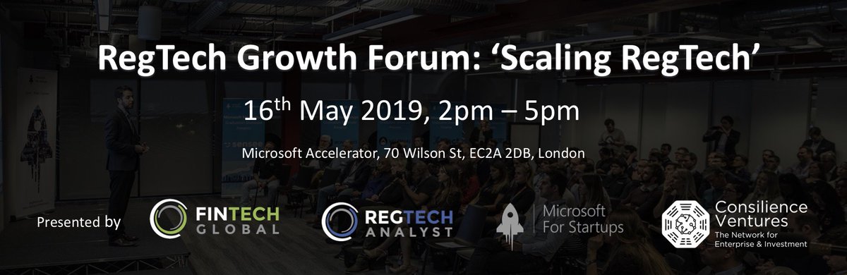 ConsilienceV's tweet image. We are delighted to announce that Kevin Monserrat PK2M CEO will talk about Consilience Ventures to our special #EventPartnership to the Global RegTech Summit with @Fintech_Global, @RegTechAnalyst, @msft4startupsEU and @msft4startups 
Please DM us if you want to attend