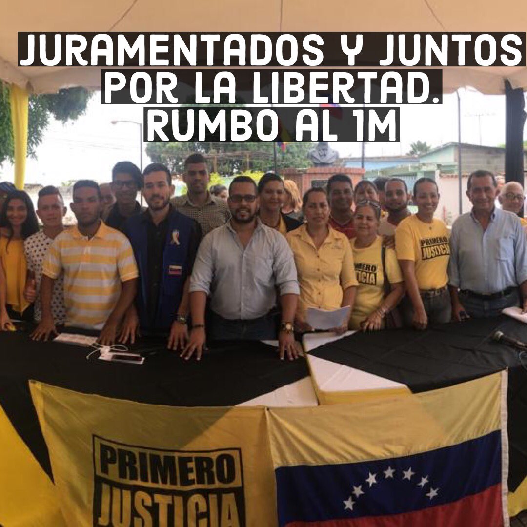 jovenespjt's tweet photo. Este sábado nos juramentamos para defender la #libertad y decir no más! Rumbo al #1m para transformar el futuro de nuestro país junto al presidente #juanguaido porque juntos lograremos el #cambio #vamostodos #vamosbien https://t.co/7EHzUCGcMa