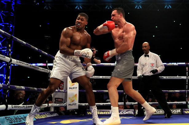 wklitschkoteam's tweet photo. #OnThisDay 
April 29, 2017 Wladimir #Klitschko vs Anthony #Joshua
One of the biggest heavyweight fights ever! 💪👊
Would you like to see a rematch of this #epic clash?
@Klitschko #boxing #DAZN https://t.co/dOXtD2PQAP
