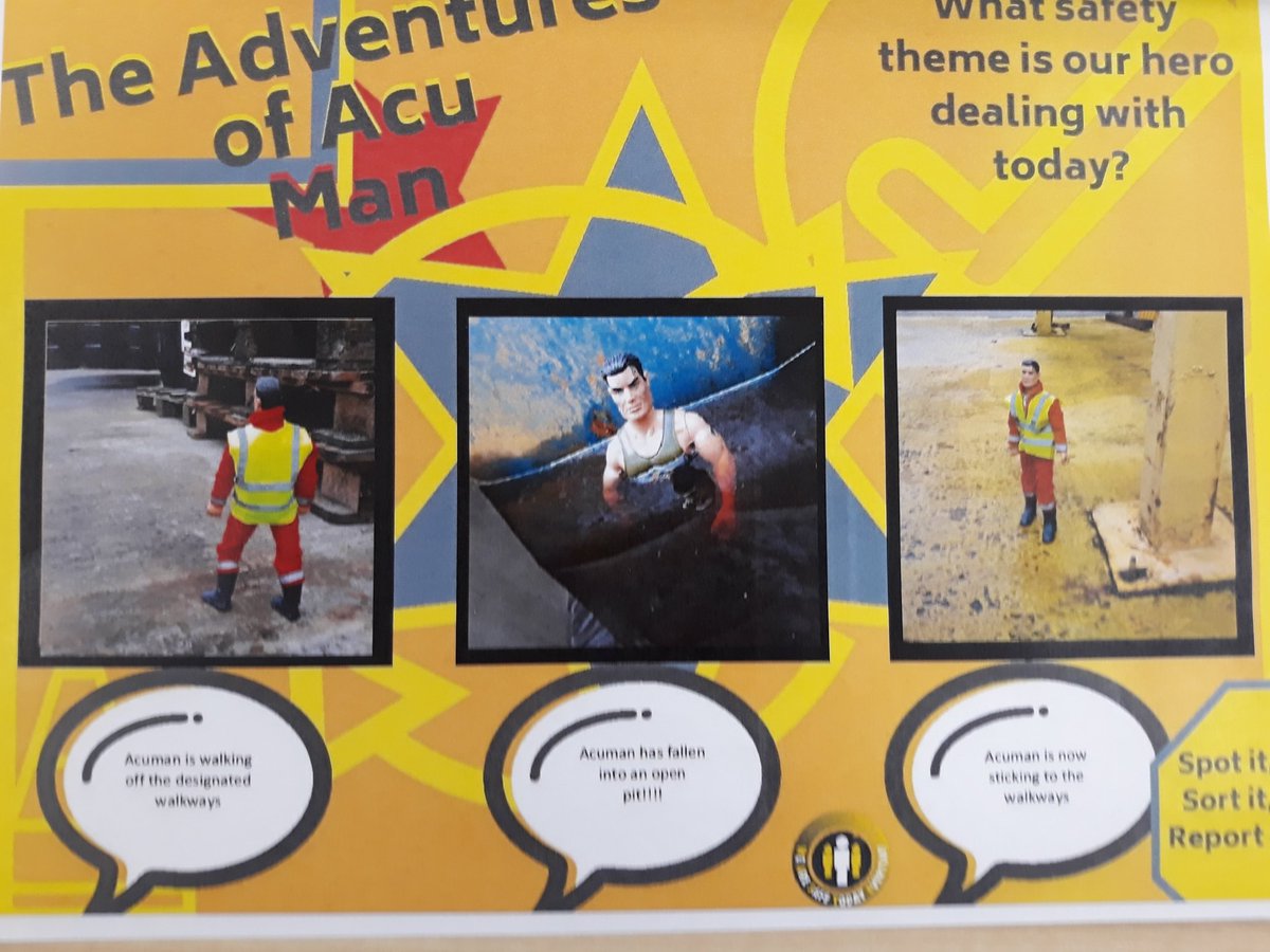 This month Acuman highlights the importance of sticking to designated walkways. #safety #pedestriansafety#IOSH#ROSPA