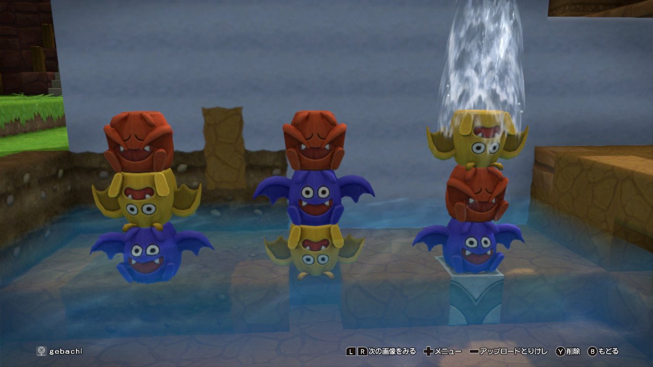 ゲバチエル 汐月かなみ ドラキー噴水の作り方 まずトーテムを置きます 次にトーテムの1マス下のブロックを壊します 壊したところに吹き上げ噴水 をはめこみます 最後に水を流しますと完成です 応用でトイレのウォシュレットや違うものを使った面白噴水