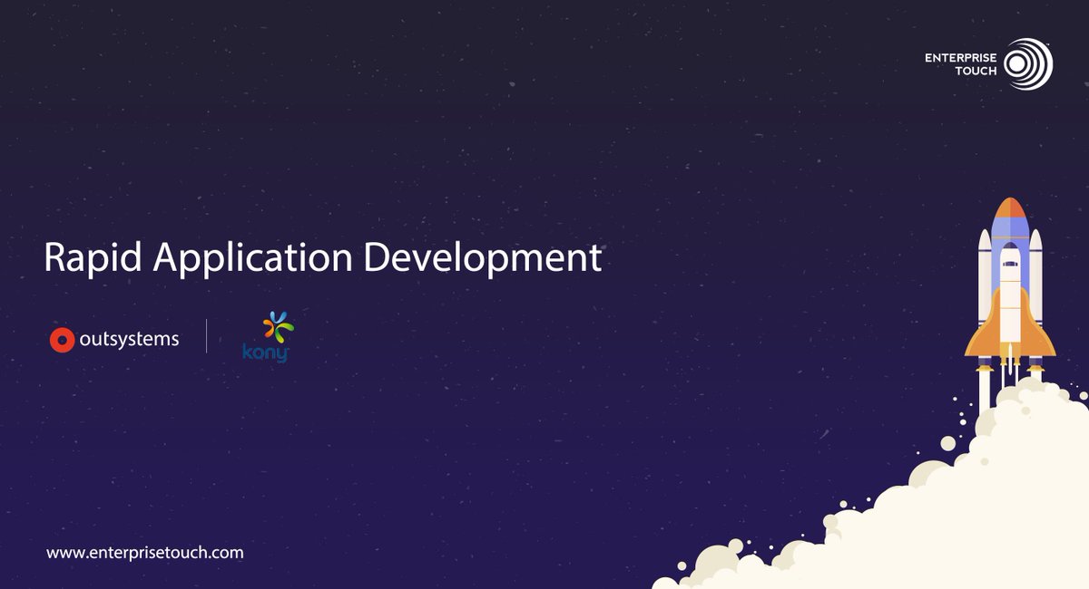 EnterpriseTouc1's tweet image. Design, Development, Deployment and Everything in between is done rapidly on low-code platforms with rapid go-to-market. Check our solutions @ goo.gl/hxMt4i
#RapidApplication #LowCodeDevelopment #KonyAppDevelopment #OutSystems #Native #EnterpriseTouch