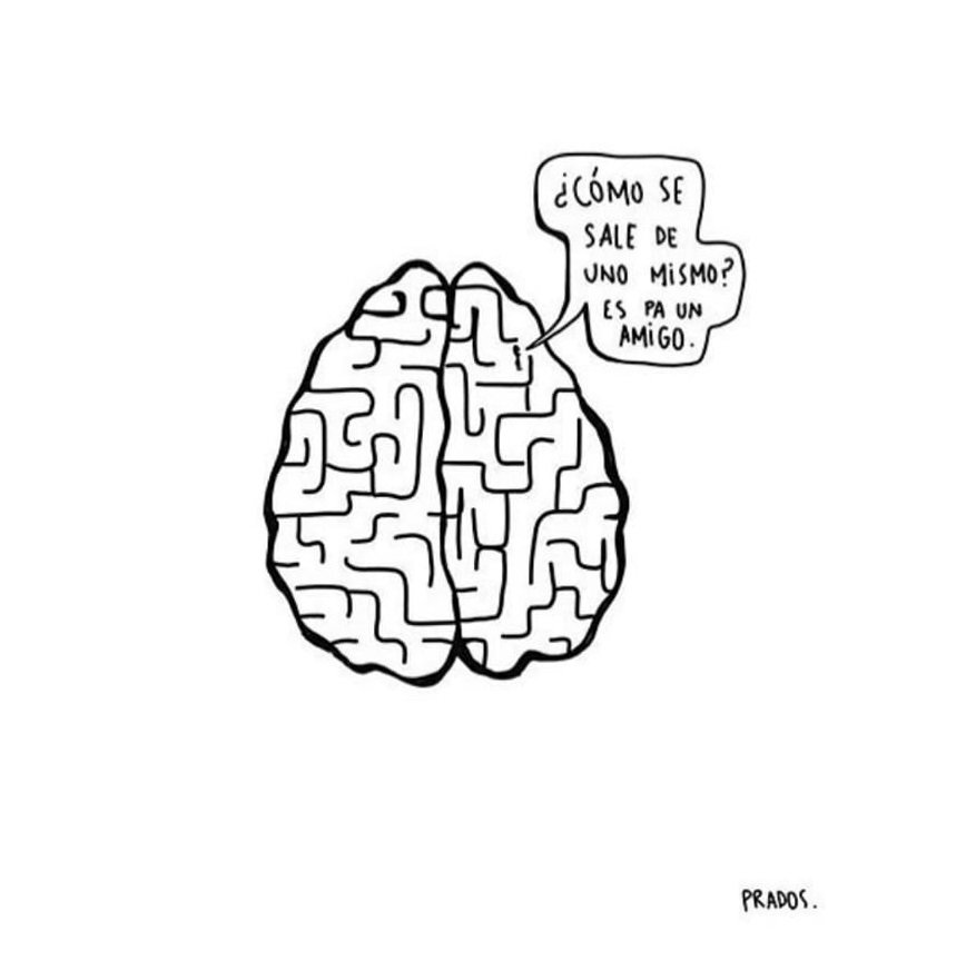 Érase una vez un lío en la cabeza. 
.
📷 <a href="/prados/">Prados</a>
.
#siquia #psicología #psicólogo