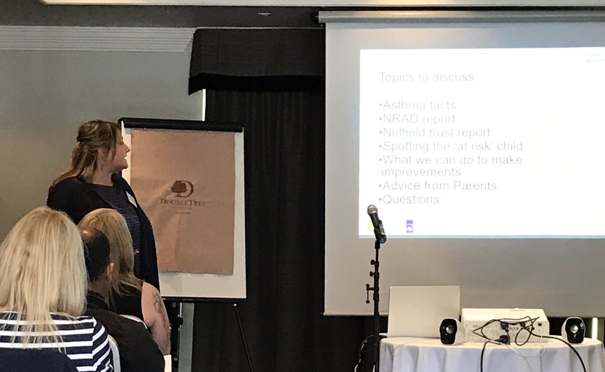 ARRG_EdUni's tweet photo. Ann McMurray at our #SARAtrainingday talking about asthma deaths and spotting the at risk child #asthmadeaths #NRAD https://t.co/PBmDLEVowG