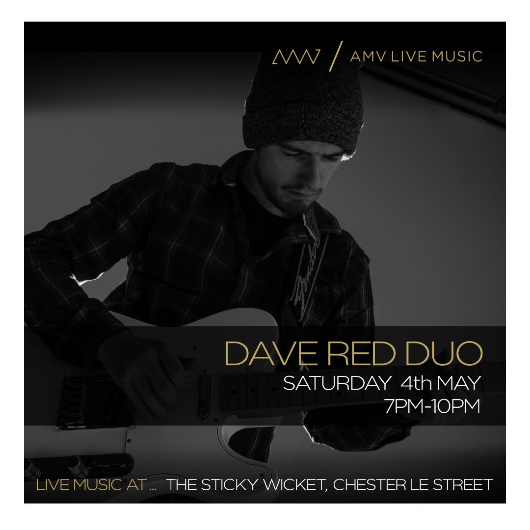 stickywicketdur's tweet photo. We work with the brilliant @amvlivemusic to bring you a top notch range of live entertainment every weekend. 
Join us on Saturday 4th May to see Dave Red Duo 7pm - 10pm.
#sportsbar #family #chesterlestreet #durhamcricket #allthesports #caskales #food #livemusic #amvlivemusic https://t.co/vd7LVcOXTk