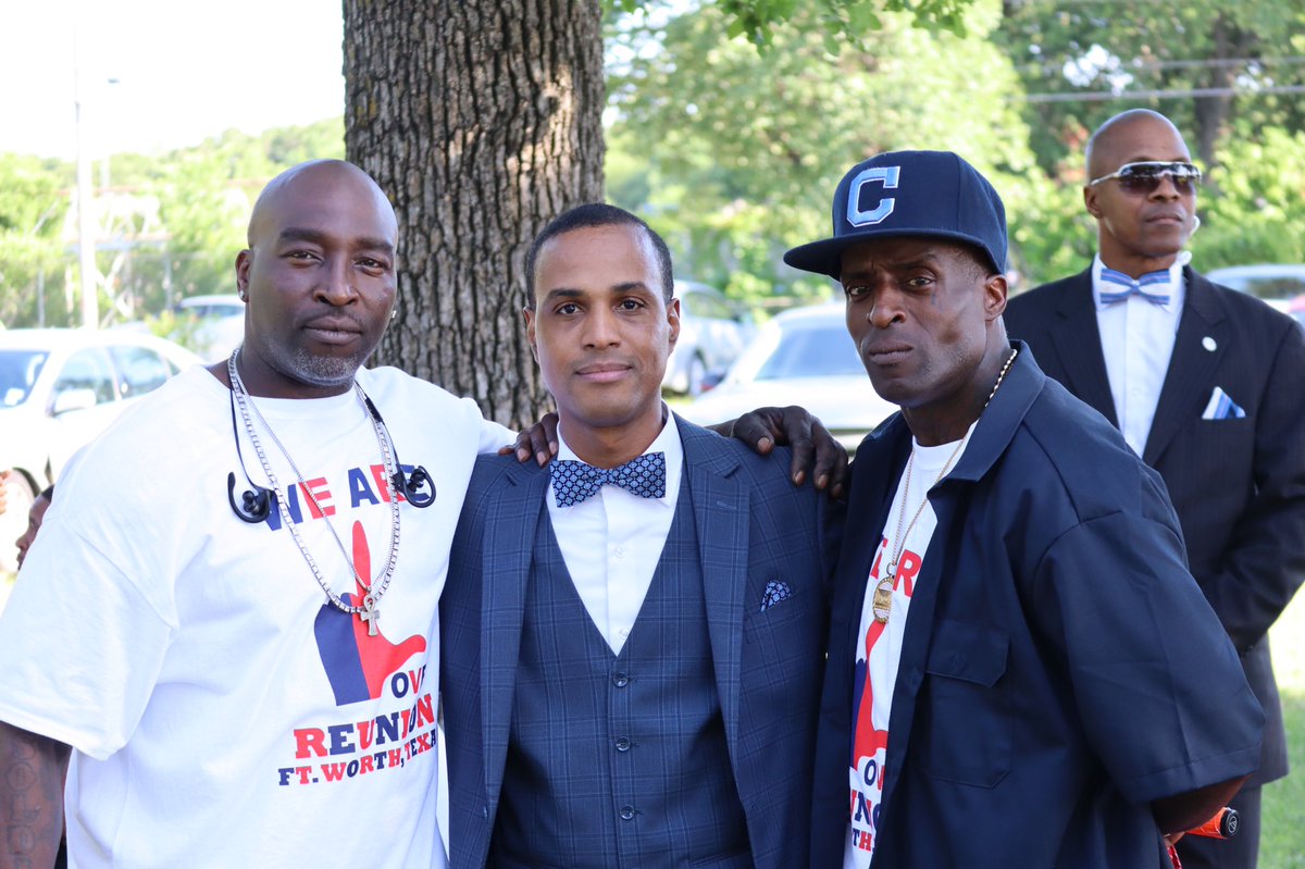 raheem_j's tweet image. Bloods and Crips coming together in Fort Worth Texas