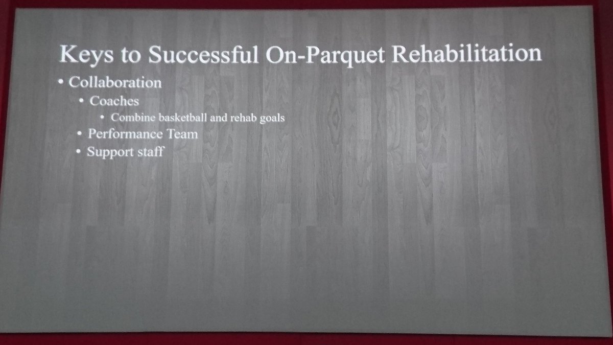 When working in a tem, work as a team.

If you wan't to design rehab to meet the demands of the game, invite those who know the game (coaching staff and players).
@soccerPT11 #FFMED