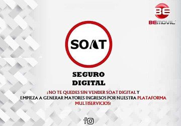 Aprovecha y gana mas ingresos vendiendo Soat por nuestra plataforma multiproducto.

Para mayor información contáctenos por WhatsApp wa.me/573053561855 

#BeMovilColombia #PlataformaMultiproducto #SOAT #SegurosMundial #AxaColpatria #Colombia