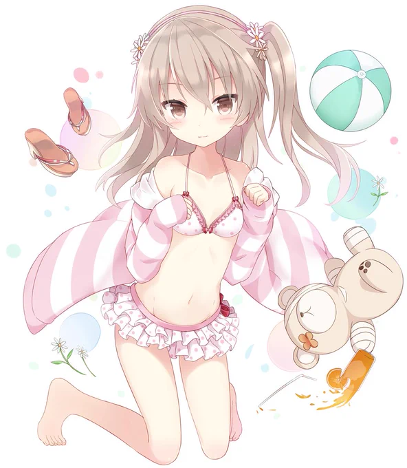 水着愛里寿でした
#平成最後に自分史上一番バズった絵を貼る 