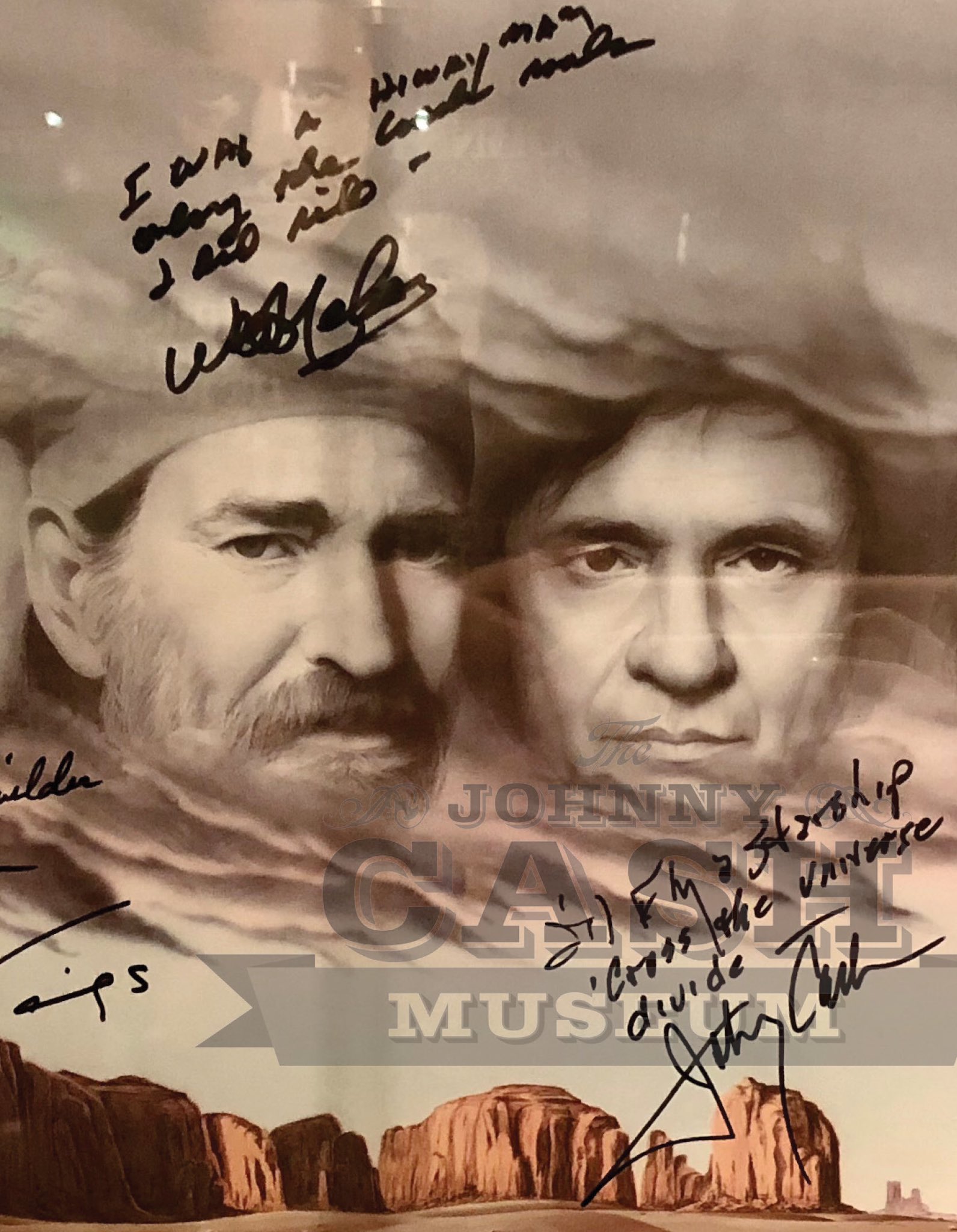 Happy Birthday to Johnny\s friend and fellow member of the Highwaymen, Willie Nelson! 