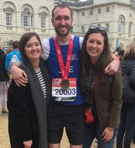 BromptonSupport's tweet photo. We are very proud of Joe Burke @joeburke15 who ran the @LondonMarathon yesterday and raised over £1300 for our #charity. Congratulations and thank you Joe! 🎉 ❤🏅💙😊 #RunningforRoyalBrompton #LondonMarathon #LondonMarathon2019 #TeamBrompton #BromptonFamily #fundraising RT https://t.co/yPnmMslYtU