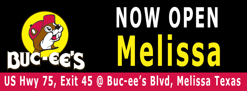 Now Open in Melissa Texas 1550 Central Texas Expressway US Hwy 75, Exit 45, Buc-ee's Blvd goo.gl/maps/FtNrwcAQG…