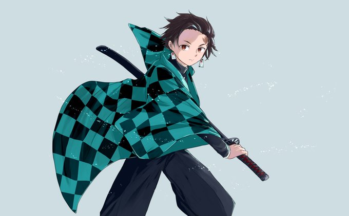 こっぱさんがTwitterに投稿した竈門炭治郎(鬼滅の刃)のイラスト。