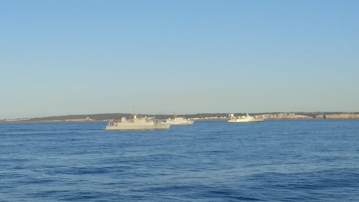 EMADmde's tweet photo. El cazaminas #Tajo 🇪🇸 @armada_esp sale a la mar junto a otros 14 buques de 9 nacionalidades de la @SNMCMG2 @NATO para participar en el ejercicio contraminas #espminex en Baleares
#WeAreNato https://t.co/kCXRzONs2h