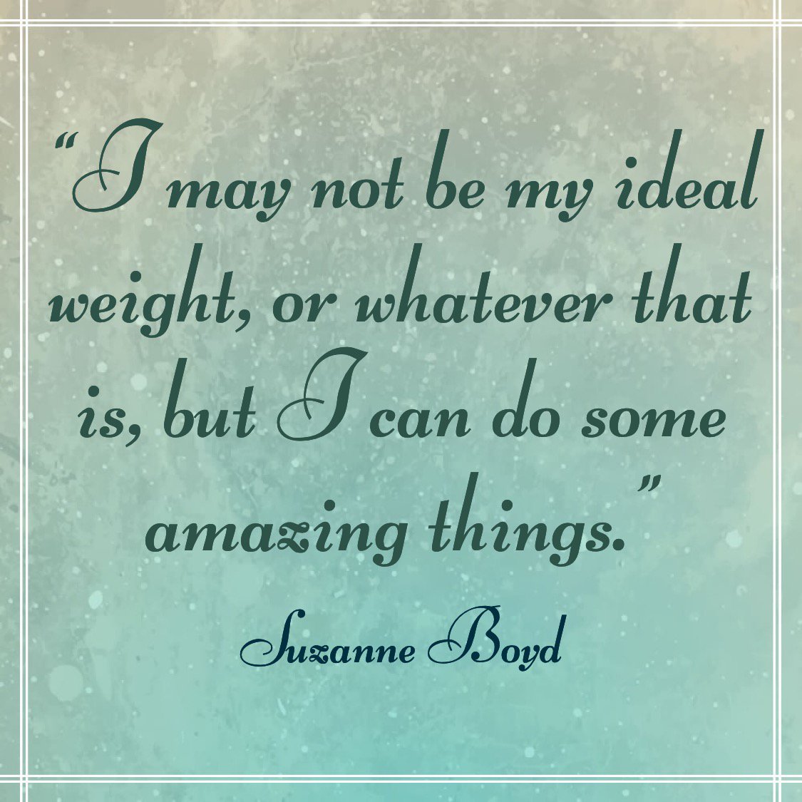 WYFWTY's tweet photo. It's time to love our bodies and stop the negative self-talk. We know, it's easier said than done. But now is the time to change the narrative. Make the decision to fall in love with yourself and celebrate all the amazing things your body CAN do! #MotivationMonday @SuzanneBoyd https://t.co/A0DBUIiwVC