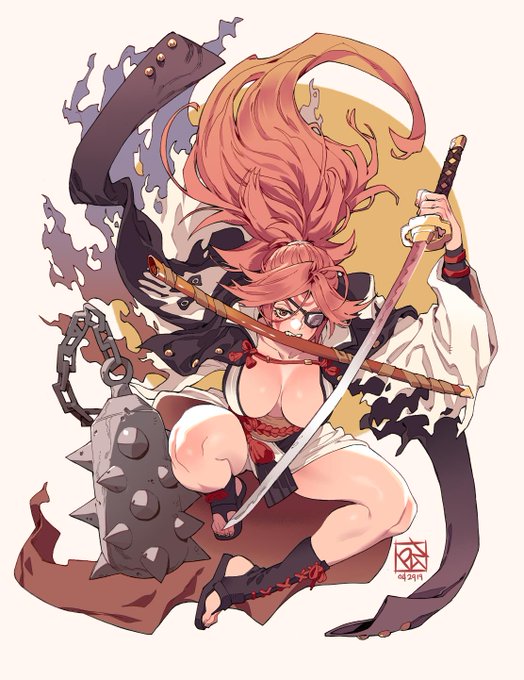 Baiken ! From our last Patreon fan art poll ✨

https://t.co/IorA8yfw6B 