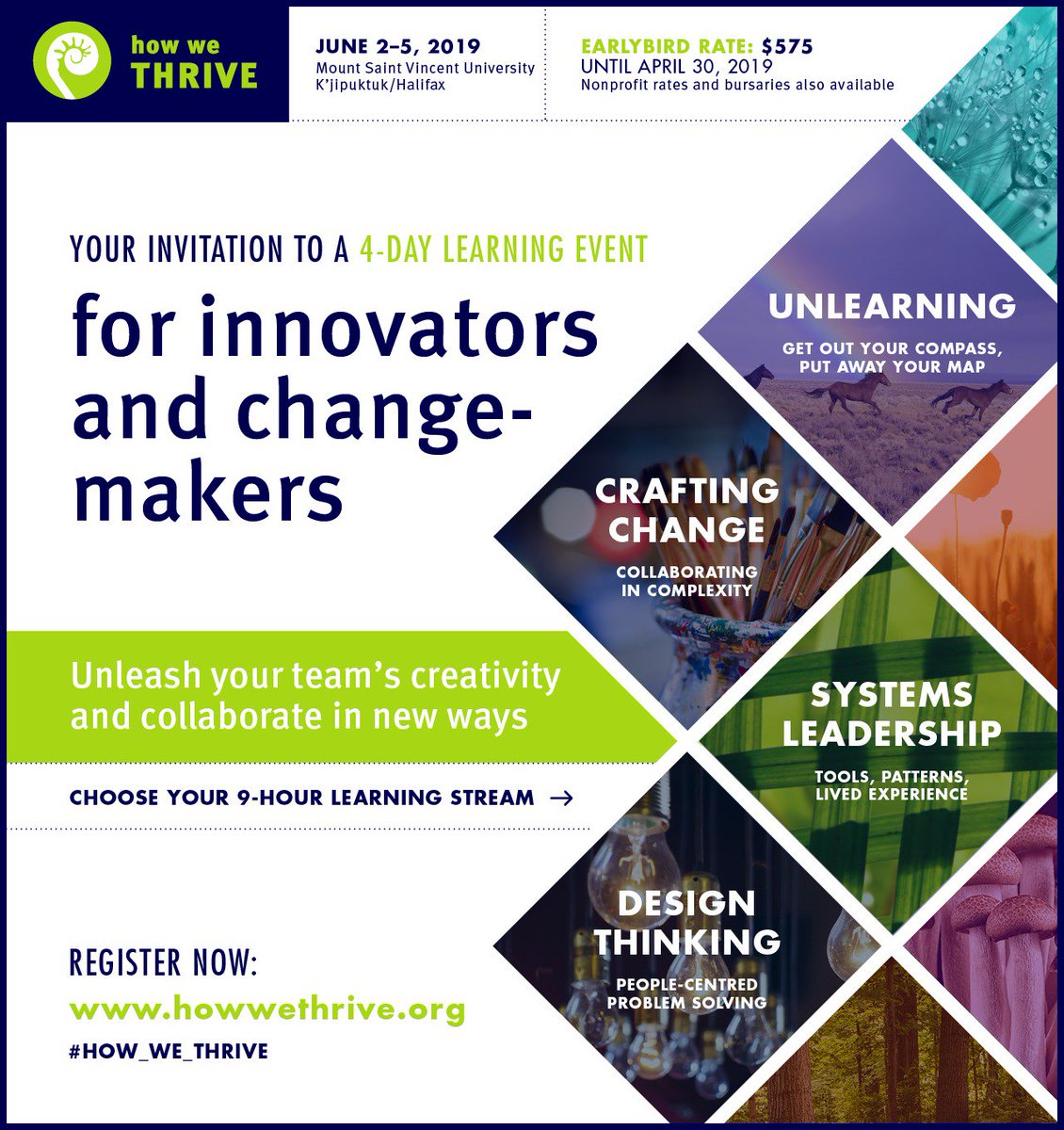 how_we_thrive's tweet photo. Earlybird ends in one day!  Register at https://t.co/R7ZU9ECBrG. Accepting bursary applications until May 3rd. https://t.co/YXM7LkibX3