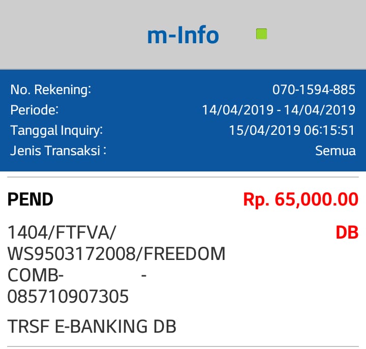 roimmhmd's tweet photo. @IndosatCare halo indosat saya udah beli paketan lewat e bangking sampai sekarang kok belom masuk ya? https://t.co/euxXzcUWOg