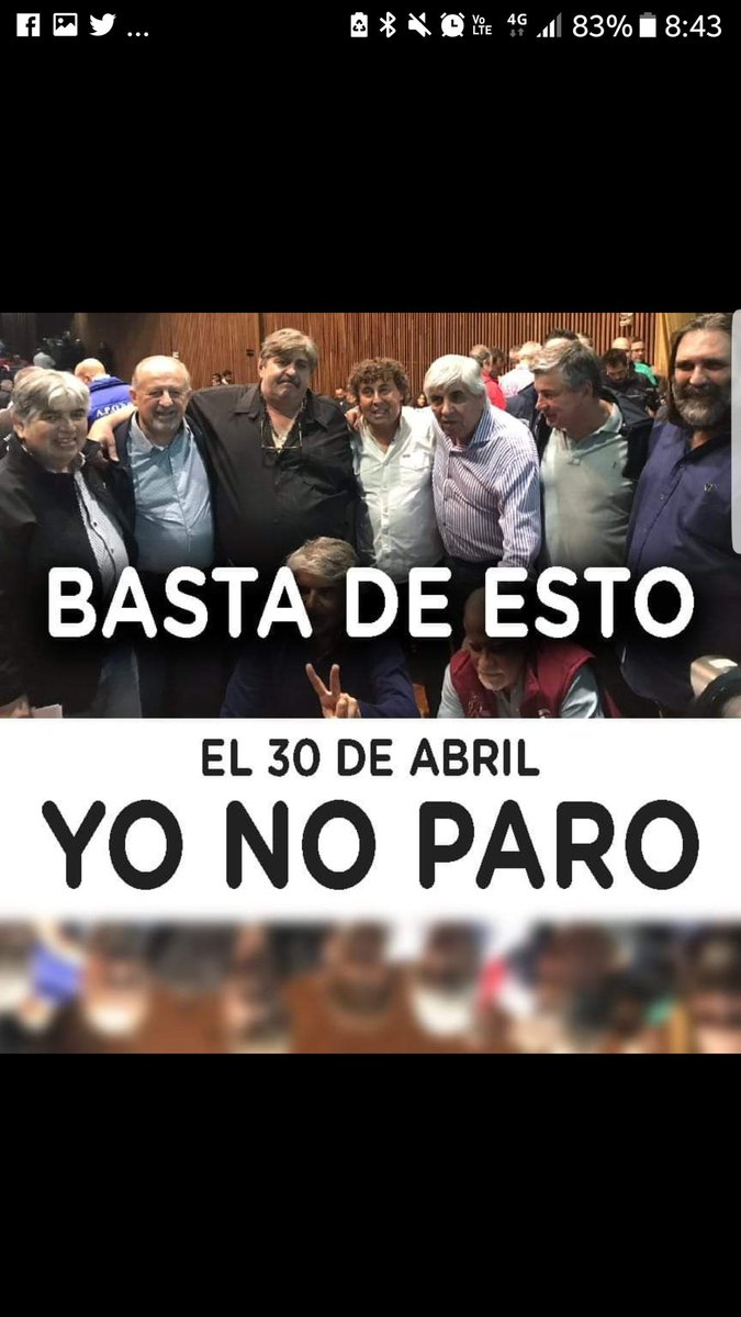 IgnacioSadir's tweet photo. Se de la difícil situación. Pero un Paro no soluciona las cosas.
TRABAJEMOS Amigos! https://t.co/umdvVOWcOj