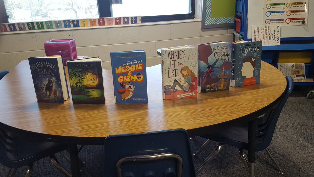 nwalls418's tweet photo. Getting a head start on next year's #SSYRA books! @mcherryst https://t.co/WPvPMgUYNR