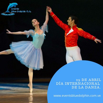 evenbluedolphin's tweet photo. #efemerides 29 de Abril Día Internacional de la Danza.
#Eventos #Recreación  #Turismo #Venezuela  #Viajes  #Travel  #FullDay #Excursiones  #produccion  #protocolo #planvacacional   #temporada2019 #ebd  #Venezuela 🇻🇪 #29Abril #Abril #felizlunes✌ #etiquetasocial #diadeladanza https://t.co/VztKjopJ2K