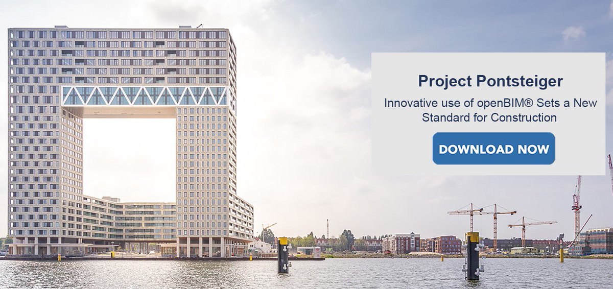 A new buildingSMART case study is available. Read about "Project Pontstieger" and the unique building. bit.ly/2UJohed
