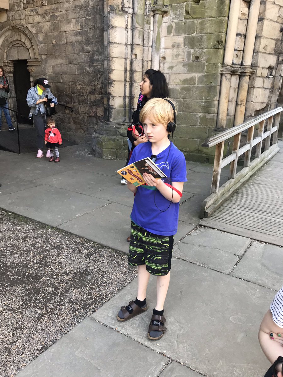 Also love that they are as curious as me and Chris...this is them learning about a palace