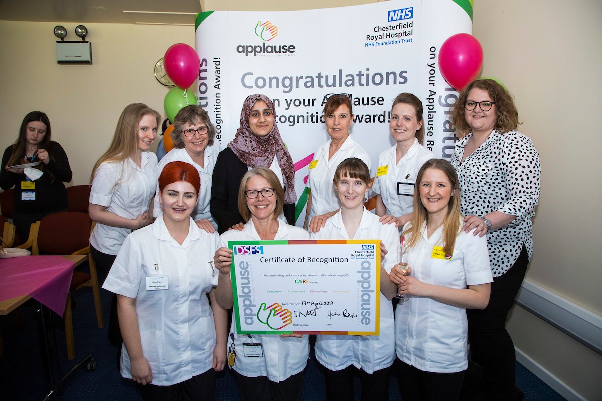 #TodayAtTheRoyal we're recognising the 400 colleagues who were nominated for our 'Applause' ceremony! We've got some tremendous people working here and caught the spirit of the occasion in a gallery, you can see more photos by clicking the following link.

chesterfieldroyal.nhs.uk/news/galleries…