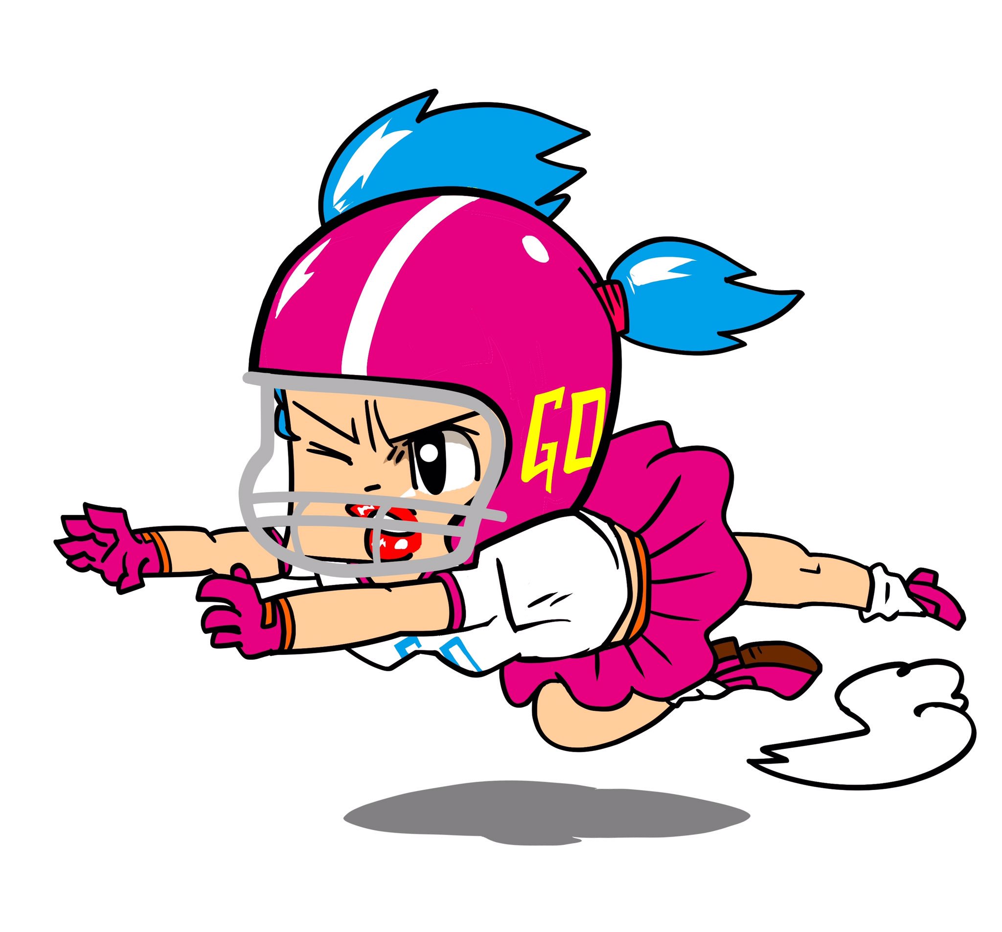 加藤豪 タックルちゃんアメフトバージョン Illustration Art Paint Pop Girl Tackle Kato5 Go アート イラスト タックル タックルゴーちゃん 加藤豪 アメフト T Co 1pmskiafor Twitter