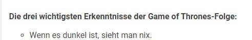 Exklusive Preview meiner #GOT-Kritik: