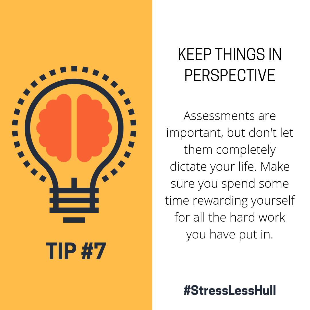StressLessHull's tweet photo. Tip 7 for #StressLessHull - Keep things into perspective. You also need to have some you time as well as working on your degree.

Find out more tips, tricks and techniques in our e-guide here:

https://t.co/Xm2J7uWrwz https://t.co/2lY5qTffYG