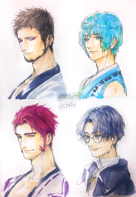 刀剣男士を短髪化⑥

頭の装飾系は私の画力が追いつきませんでした!!!

お題箱にねねさんの短髪化が入ってたのでそれも兼ねて(^∇^) 