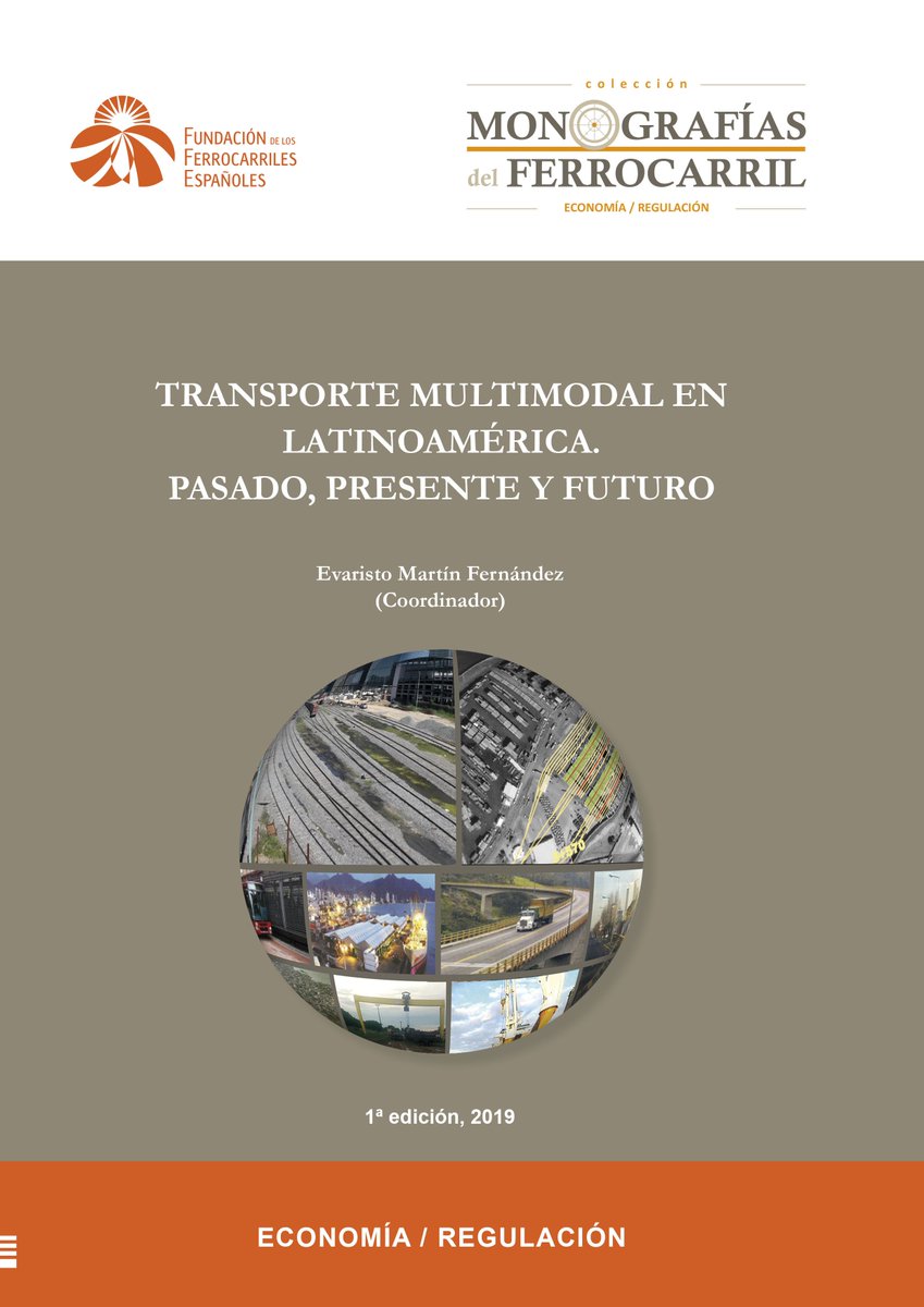 Nuevo título en la Colección #MonografíasdelFerrocarril que edita la @ffe_esTransporte multimodal en Latinoamérica. Pasado, presente y futuro. Datos actualizados de transporte multimodal y #ferrocarril en 17 países de América Latina <a href="/Renfe/">Renfe</a> <a href="/fomentogob/">Ministerio de Fomento</a> <a href="/Adif_es/">Adif</a> <a href="/AECID_es/">AECID</a> <a href="/CEDDET/">Fundación CEDDET</a>