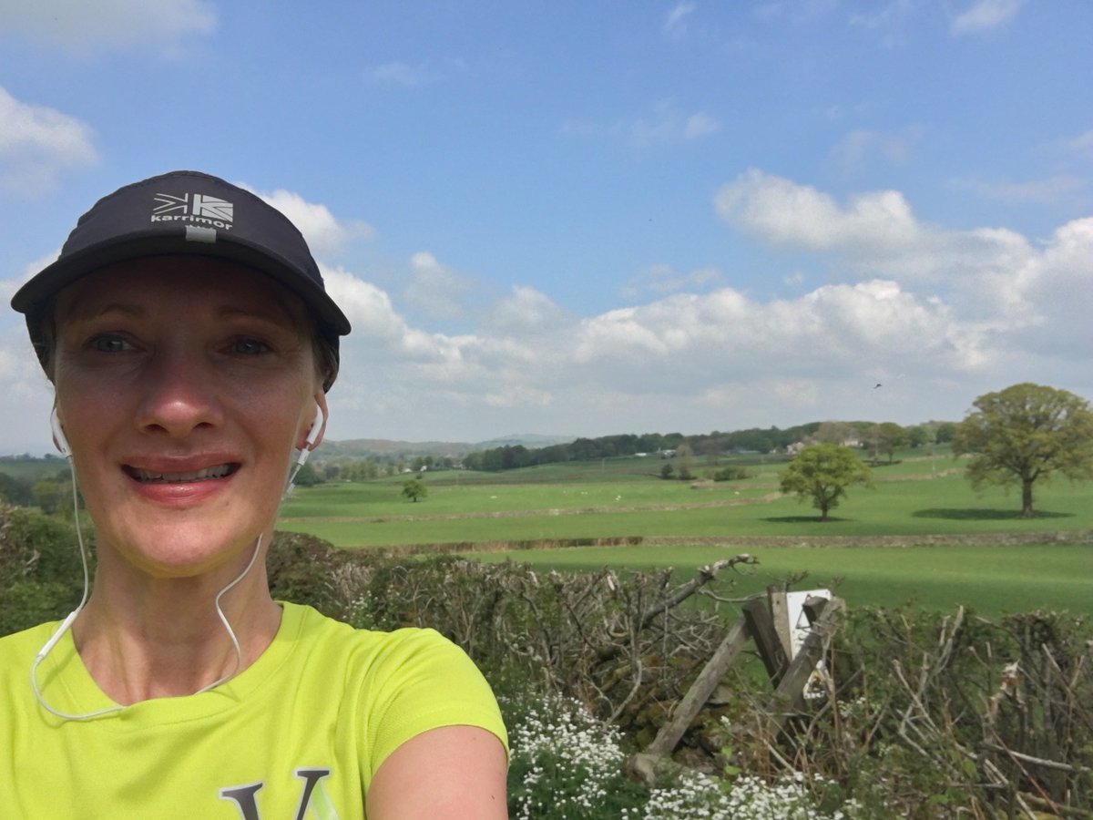 A beautiful day for a #milesformatt run today in sunny South Cumbria. #oneyearon #LondonMarathon <a href="/Brathay/">Brathay Trust</a>