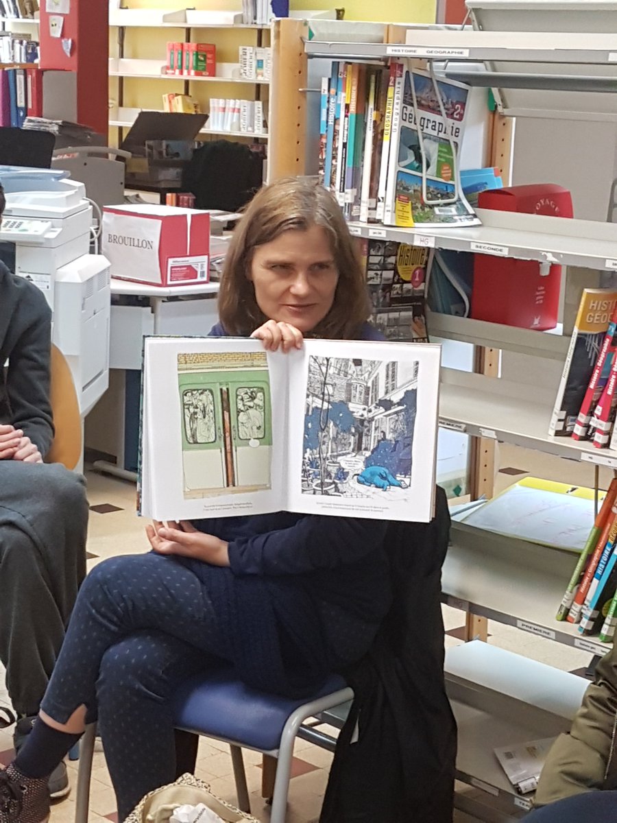 CDILangevin13's tweet photo. Mardi dernier, rencontre avec Raphaële Frier, invitée au Club Lecture🤩📘📙🖊️ https://t.co/RLDG7l6roo