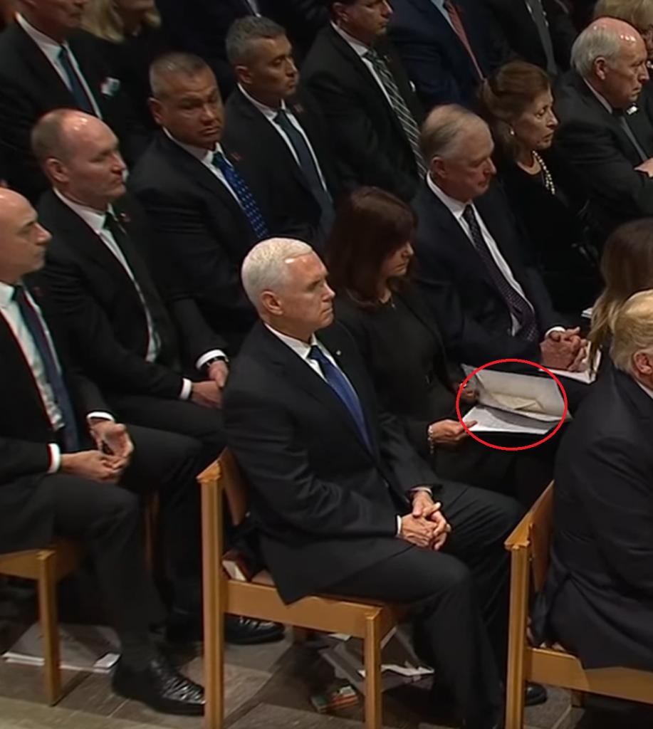 2. Karen Pence was seen holding the VP's envelope. He already knew what was in it b/c he signed it along with POTUS.The whole thing was a power move by POTUS to show [them] that everyone knows.Pence is a white hat. Trump would not have chosen him if he couldn't be trusted.