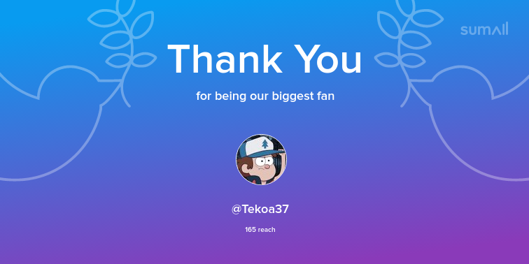 YoutubeNord's tweet photo. Our biggest fans this week: @Tekoa37. Thank you! via https://t.co/WpAkzYM8KZ https://t.co/2TqcvRsQ2g