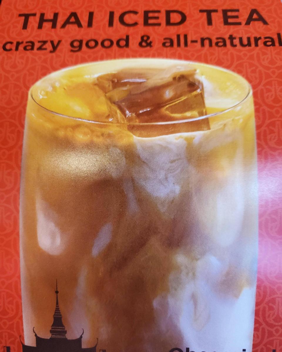 Drinking a Thai Iced Tea isn't crazy -- just crazy good! 😋