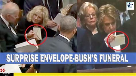 1. What were the letters at the GHWB funeral?Official documents outlining the criminal case against the co-conspirators. Important to note - Not just bad actors got envelopes. They were given to white hats too, including some who weren't there.